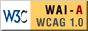 Level A conformance icon,
W3C-WAI Web Content Accessibility Guidelines 1.0